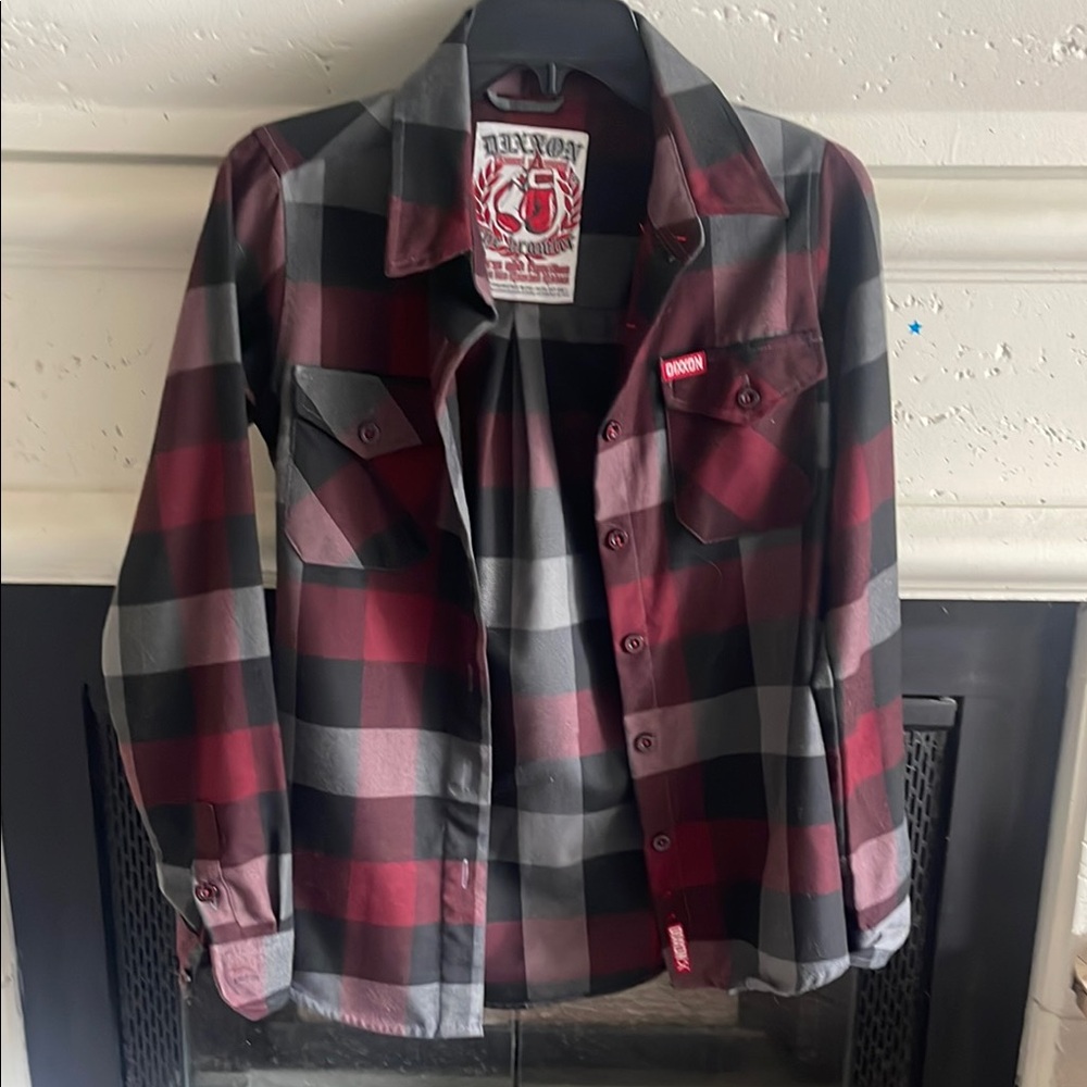 Dixon Flannel Shirt - Red and Black Plaid